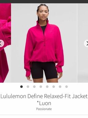 Lululemon Define Relax Mesh jacket